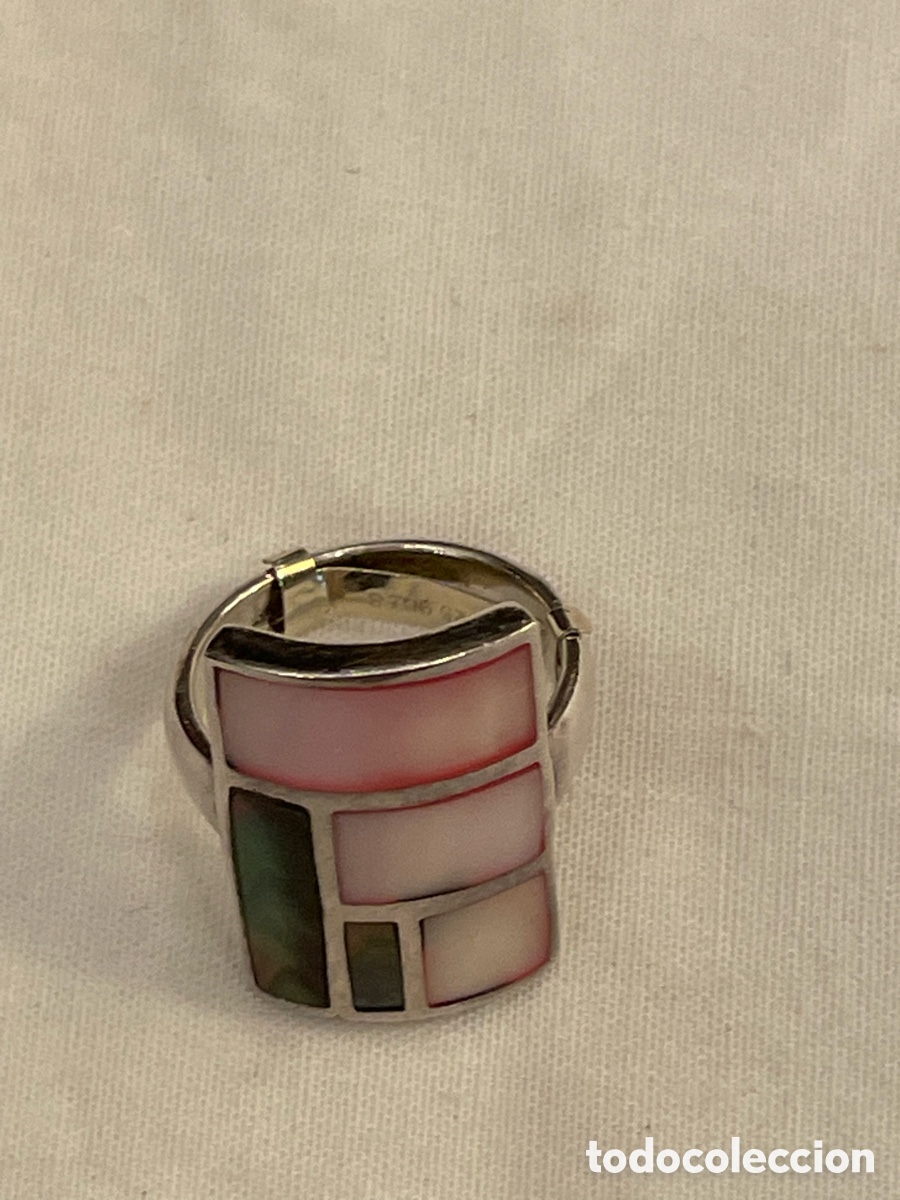 Joyeria: Anillo de plata y madreperla - Foto 3