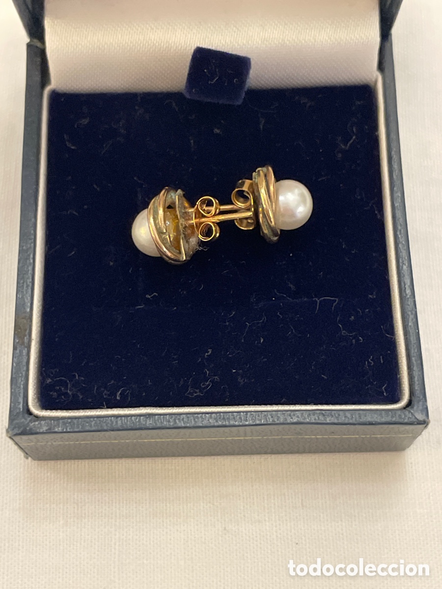 Joyeria: Pendientes oro 18K y perlas - Foto 4