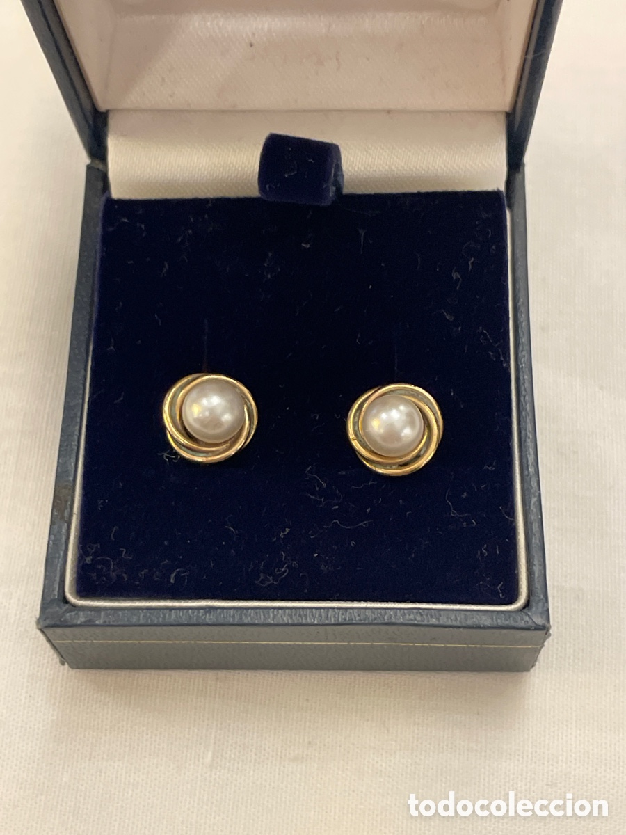 Joyeria: Pendientes oro 18K y perlas - Foto 1