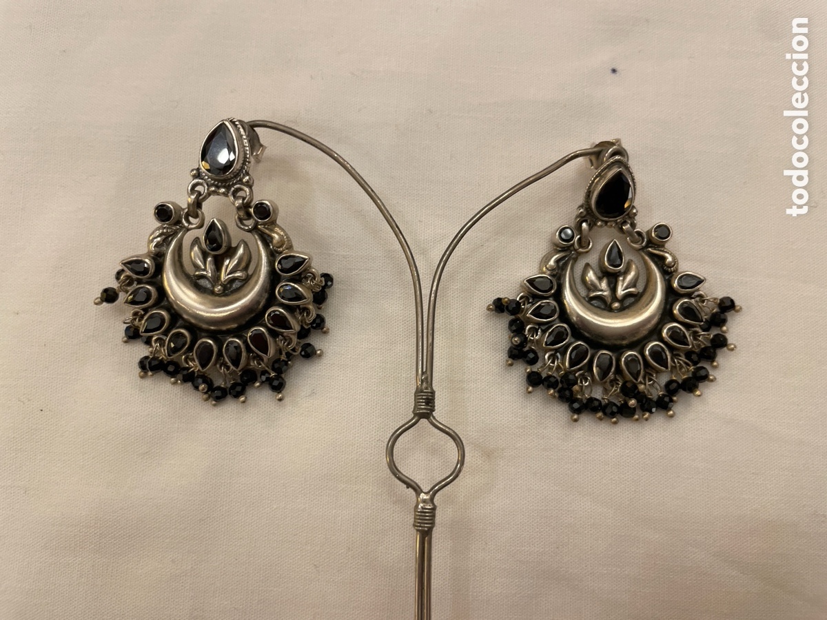 Joyeria: Pendientes de plata y &oacute;nix - Foto 2