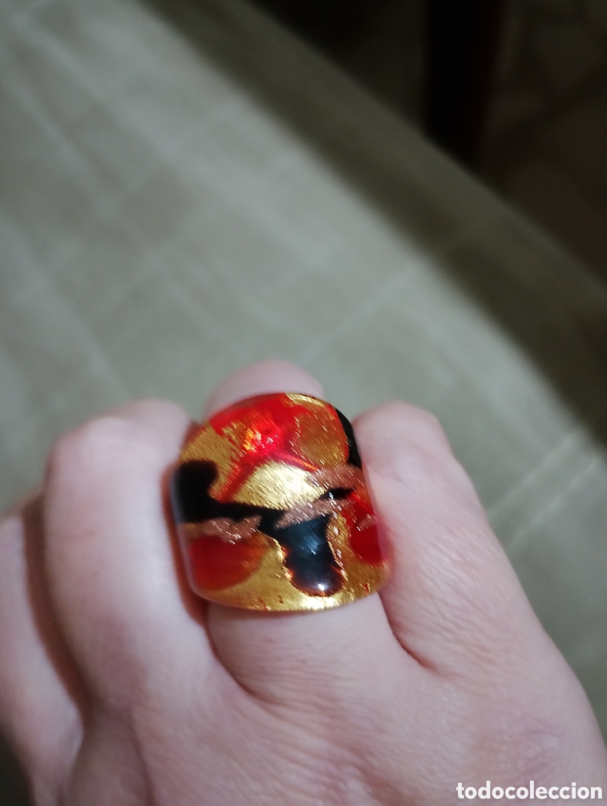 Joyeria: Anillo cristal Murano - Foto 1