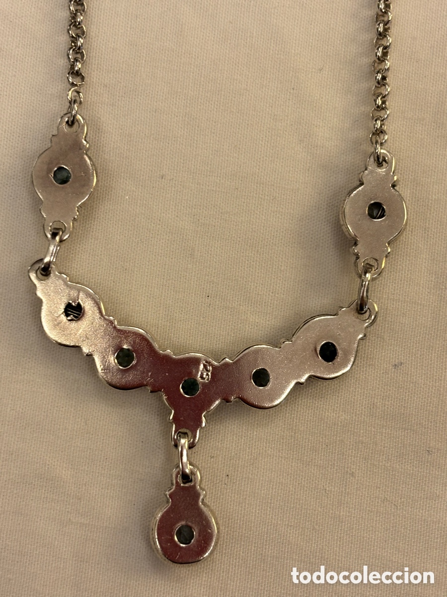 Joyeria: Collar de plata y topacio azul - Foto 3