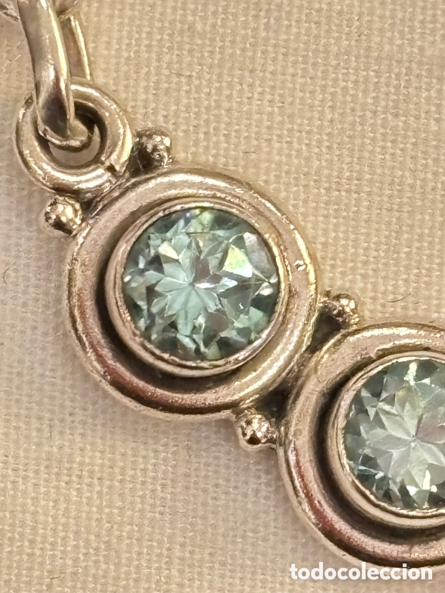 Joyeria: Collar de plata y topacio azul - Foto 5