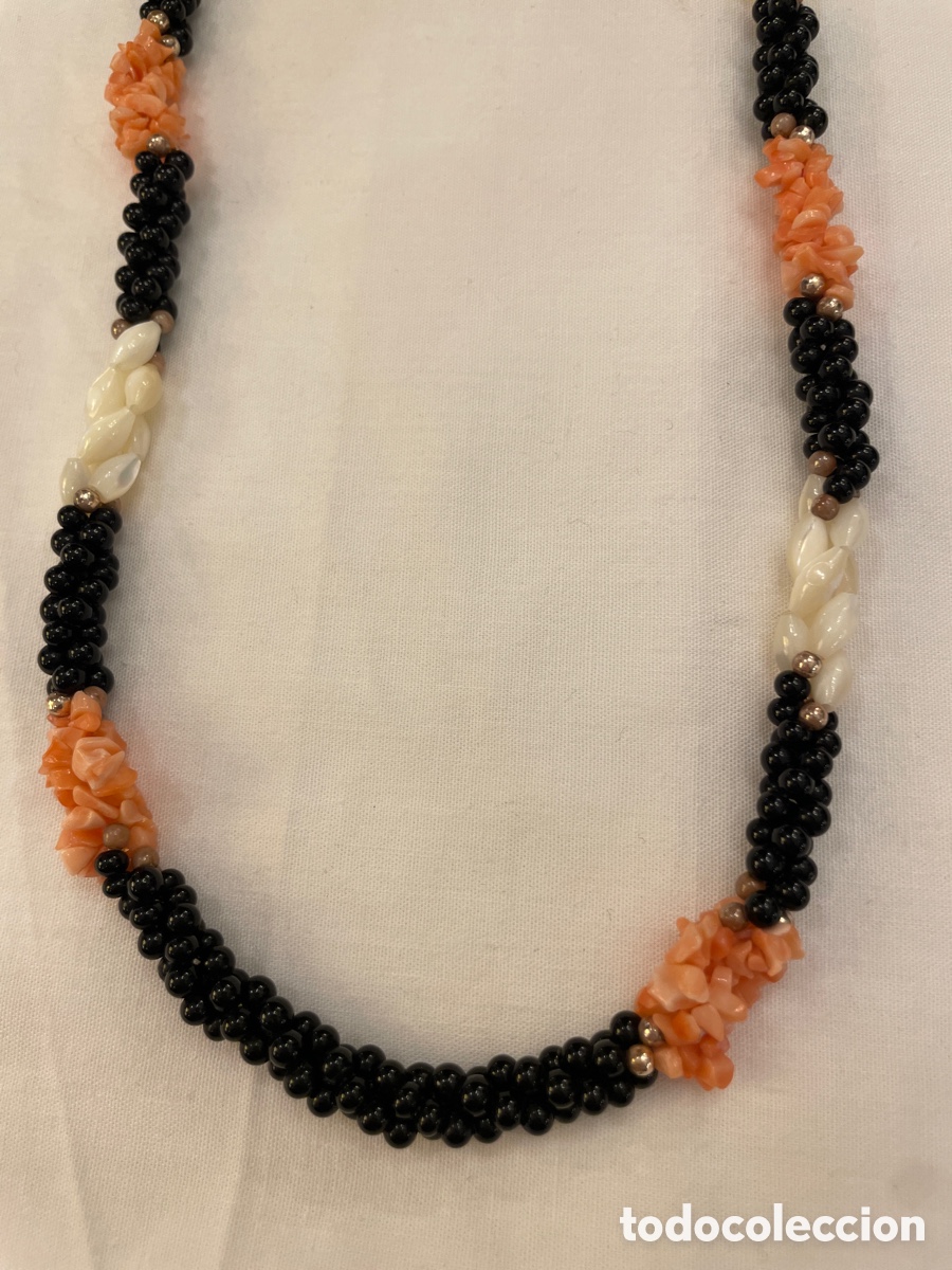 Joyeria: Collar n&aacute;car, coral y &oacute;nix - Foto 3