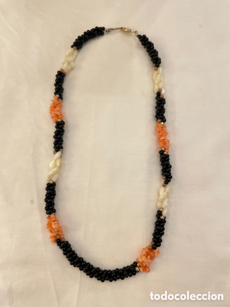 Joyeria: Collar n&aacute;car, coral y &oacute;nix - Foto 1