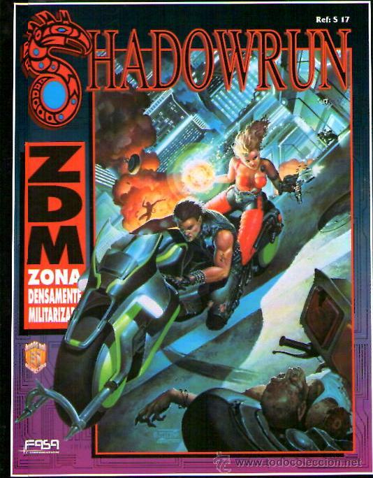 Juegos antiguos: SHADOWRUN - ZONA DENSAMENTE MILITARIZADA - EDICIONES ZINCO - Foto 1