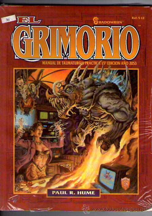 Juegos antiguos: SHADOWRUN - EL GRIMONIO - ED. ZINCO - Foto 1