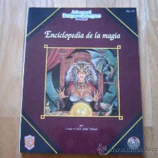 Juegos Antiguos: ADVANCED DUNGEONS & DRAGONS - ENCICLOPEDIA DE LA MAGIA - JUEGO DE ROL - ZINCO AD&D. Lote 111585294