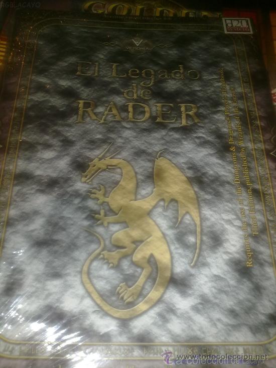 Juegos antiguos: LIBRO DE ROL EL LEGADO DE RADER - Foto 1