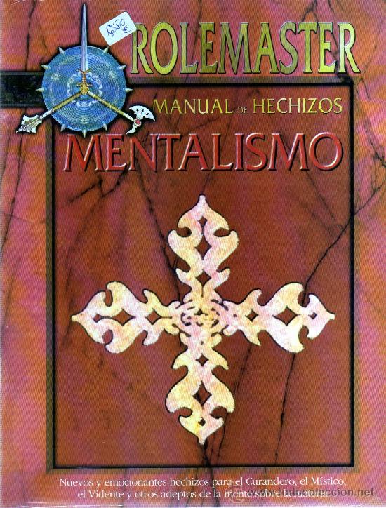 Juegos antiguos: Rolemaster, Manual de hechizos, Mentalismo - Foto 1