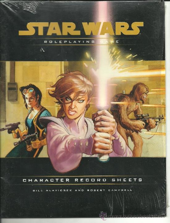 Juegos antiguos: STAR WARS: CHARACTER RECORD SHEETS EN INGLES - Foto 1