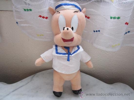 Juegos antiguos: cerdito de peluche - Foto 1