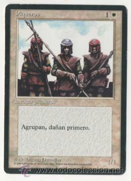 Juegos antiguos: Carta Magic - Piqueros - Foto 1