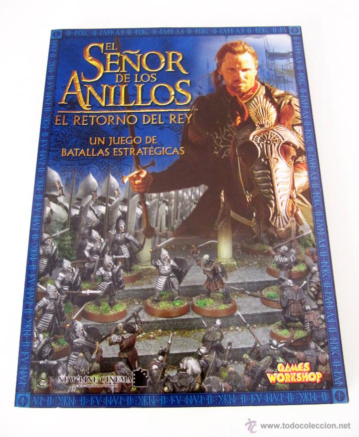Juegos Antiguos: EL SEÑOR DE LOS ANILLOS EL RETORNO DEL REY - TERCER REGLAMENTO EDITADO 2003 - GAMES WORKSHOP - Foto 2 - 262921380