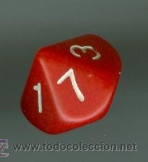 Juegos antiguos: dado para rol de 10 caras como nuevo - Foto 1
