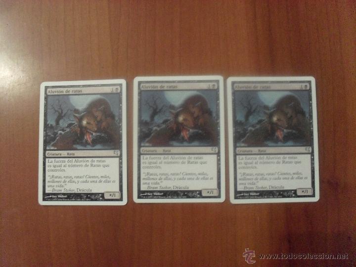 Juegos antiguos: CARTA MAGIC, Aluvion de Ratas x3 - Foto 1