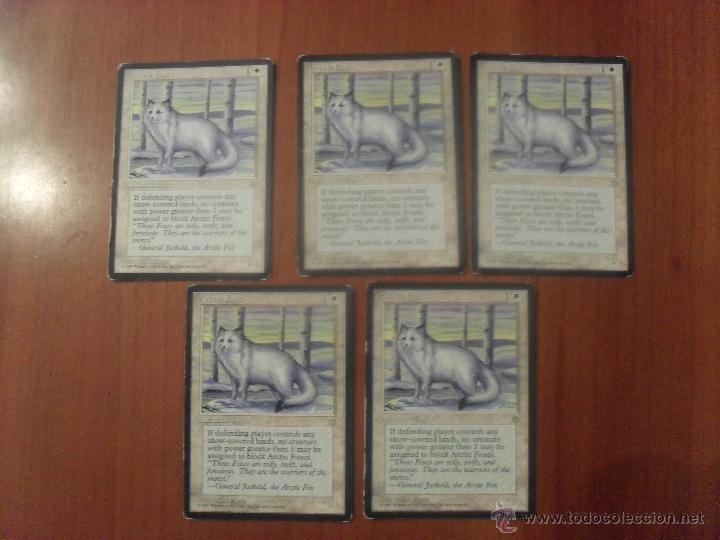 Juegos antiguos: CARTA MAGIC, Arctic Foxes X 5 - Foto 1