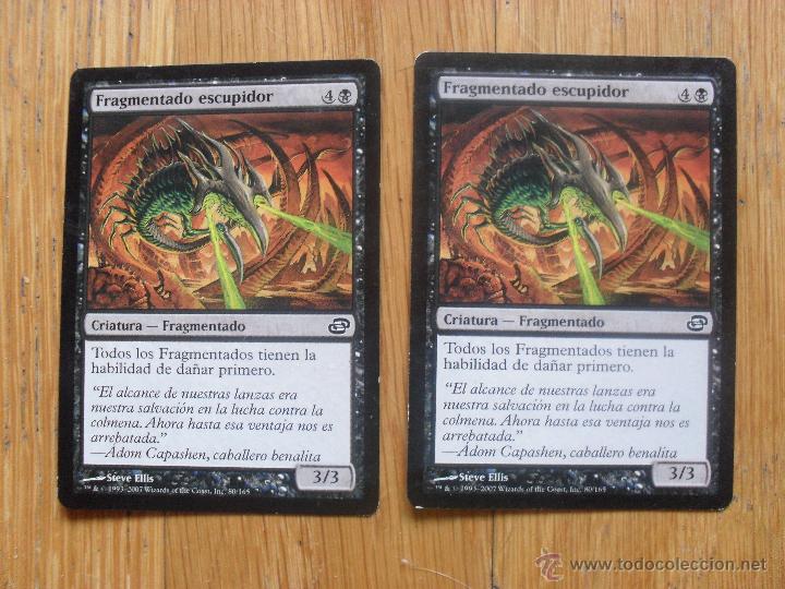 Juegos antiguos: CARTA MAGIC Fragmentado Escupidor x2 - Foto 1
