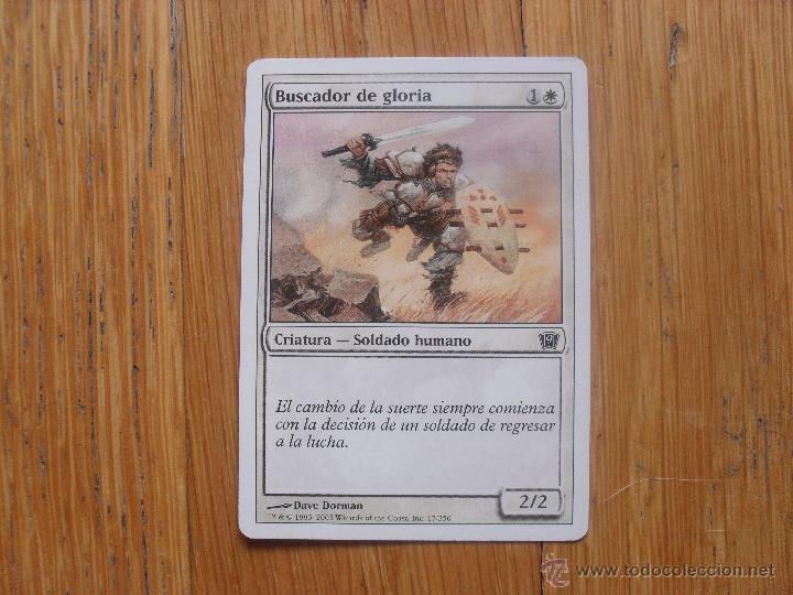 Juegos antiguos: CARTA MAGIC Buscador de Gloria - Foto 1
