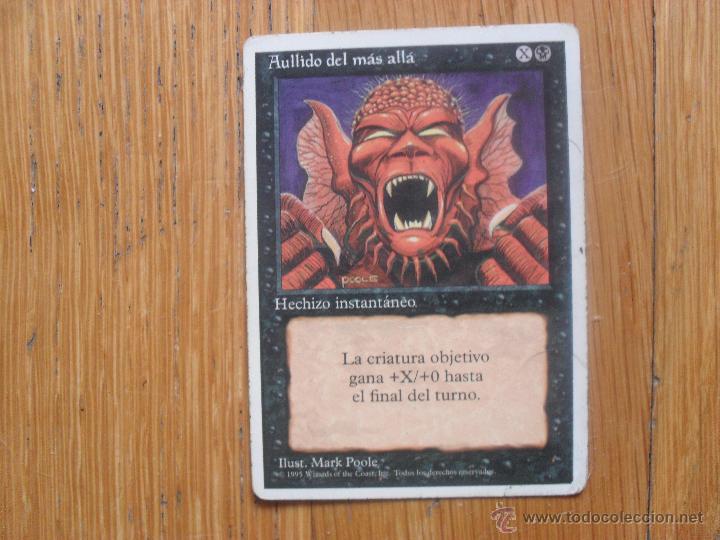 Juegos antiguos: CARTA MAGIC Aullido del mas alla - Foto 1