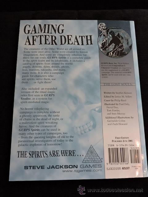 Juegos antiguos: GURPS - Spirits - Steve Jackson Games - Ingles - Rol - Foto 2