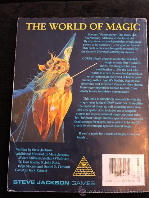 Juegos antiguos: GURPS - Magic - Steve Jackson Games - Ingles - Rol - Foto 2