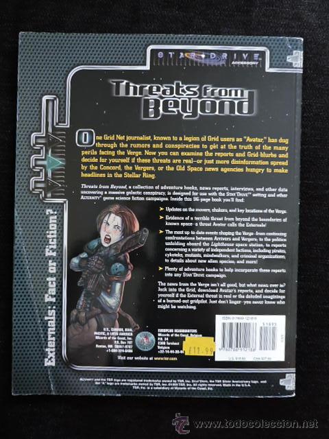 Juegos antiguos: Star Drive  Accessory - Threats from Beyond - Ingl&eacute;s - ROL - Foto 2