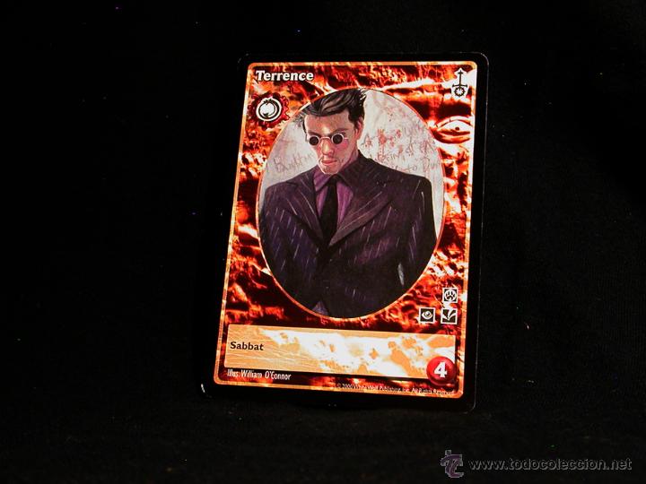 Juegos antiguos: Terrence (Promo card) VTES jcc - ccg. White Wolf - Foto 1