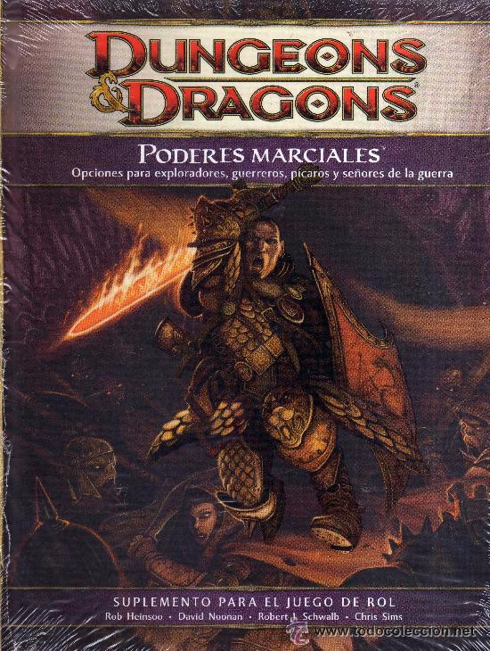 Juegos antiguos: Dungeons & Dragons Poderes marciales box1 - Foto 1