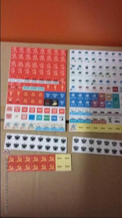 Juegos antiguos: Fichas wargame Reds. - Foto 1