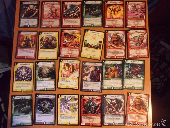 Juegos antiguos: DUEL MASTERS. LOTE DE 24 CARTAS. - Foto 1