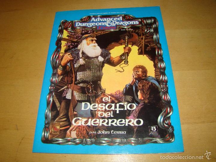 Juegos antiguos: ADVANCED DUNGEONS & DRAGONS - EL DESAFIO DEL GUERRERO - ZINCO - Foto 1