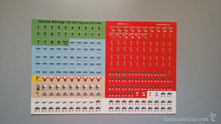 Juegos antiguos: Fichas Wargame Command Moscow Burning - Foto 1