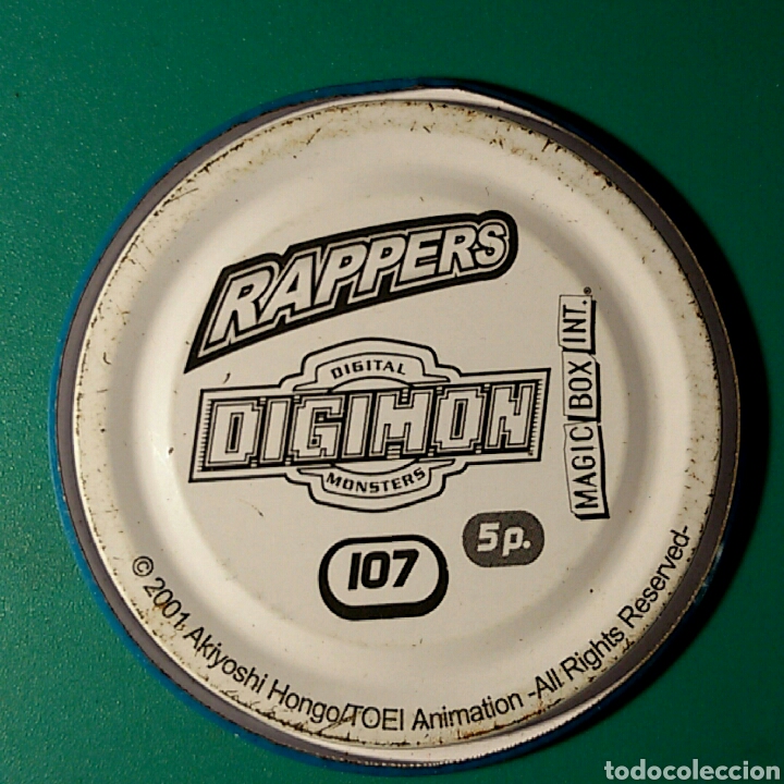 Juegos antiguos: Chapa DIGIMON 2001 N&deg;107 - Foto 2