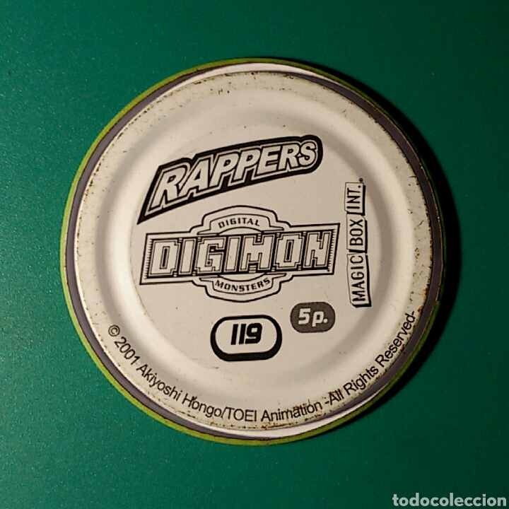 Juegos antiguos: Chapa DIGIMON 2001 N&deg;119 - Foto 2