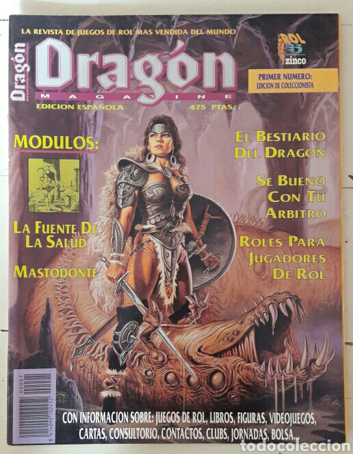 Juegos antiguos: Dragon Magazine numero 1 - Foto 1