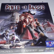 Juegos Antiguos: BOARD GAME PINTS OF BLOOD NUEVO SIN DESTROQUELAR. Lote 86503140
