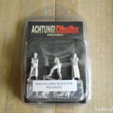 Juegos Antiguos: ACHTUNG! CTHULHU - ANTAGONISTAS NAZIS SOL NEGRO - EDGE - ROL - MINIATURAS MODIPHIUS 28 MM WWII