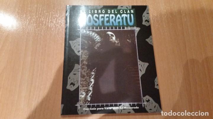 Jogos Antigos: Libro de Clan Nosferatus de Vampiro Mascarada - Mundo de Tinieblas - Vampiro Requiem - ROL