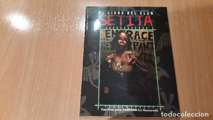 Jogos Antigos: Libro de Clan Setita de Vampiro Mascarada - Mundo de Tinieblas - Vampiro Requiem - ROL