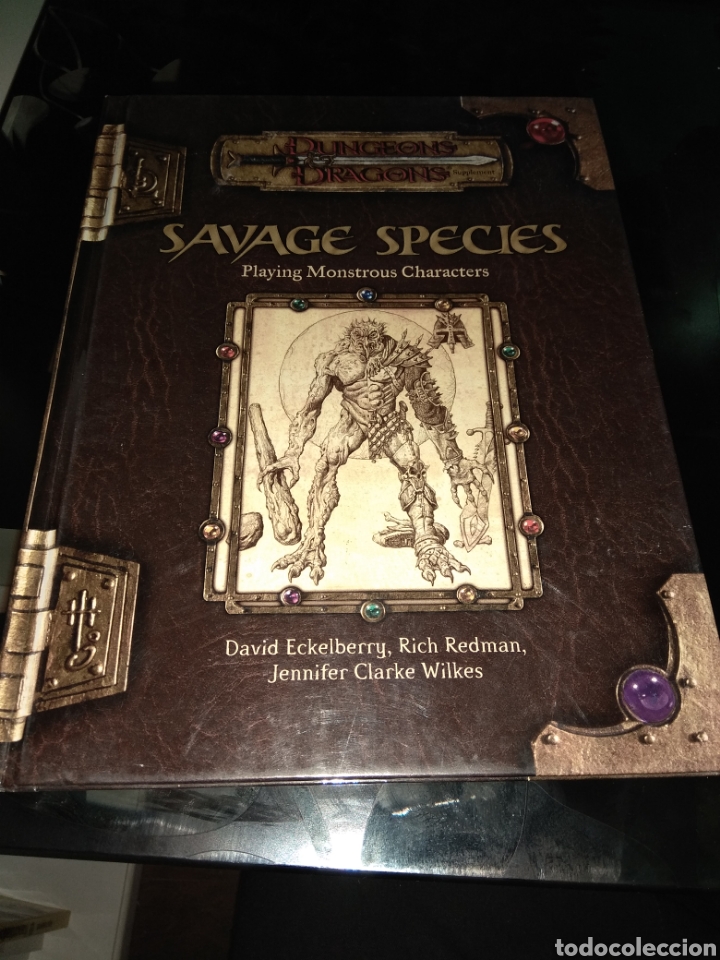 Juegos antiguos: Savage species. Dungeons y dragons. Ingl&eacute;s - Foto 1