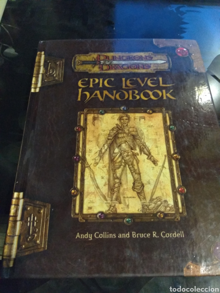 Juegos antiguos: Epic level handbook. Dungeons y dragons. Ingl&eacute;s - Foto 1