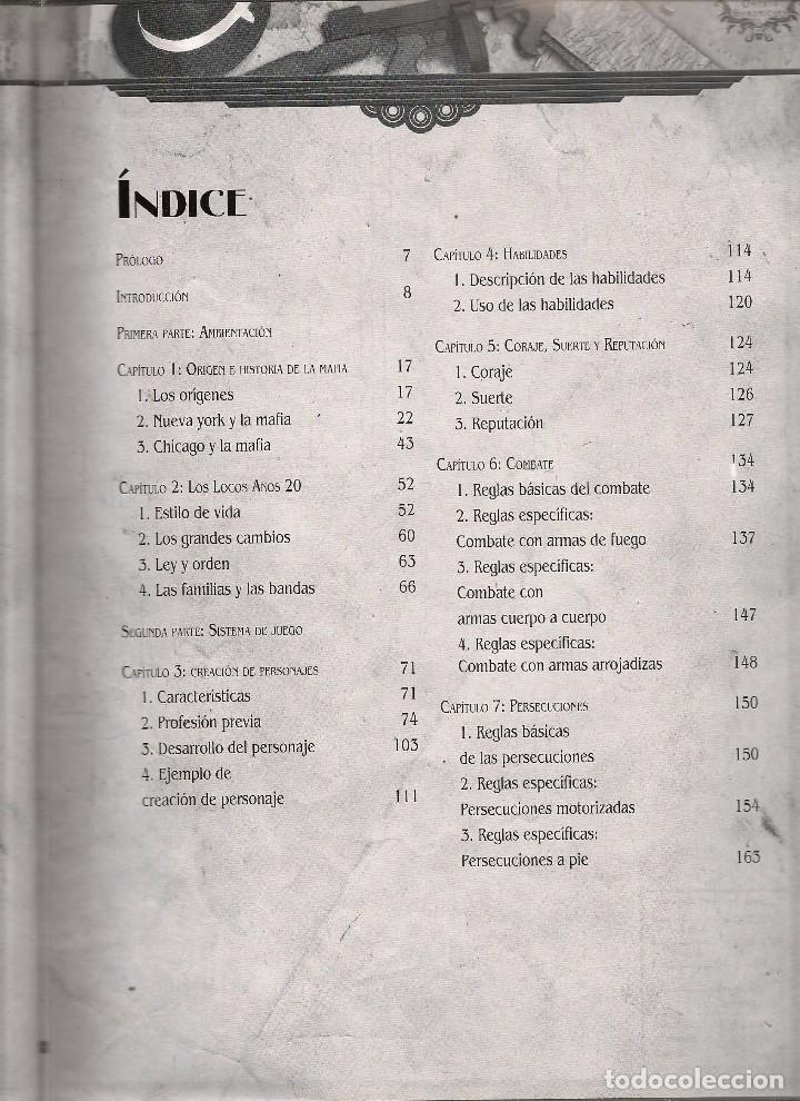 Juegos antiguos: OMERTA. EL PODER DE LA MAFIA. EL JUEGO DE ROL. (B/28.1) - Foto 3