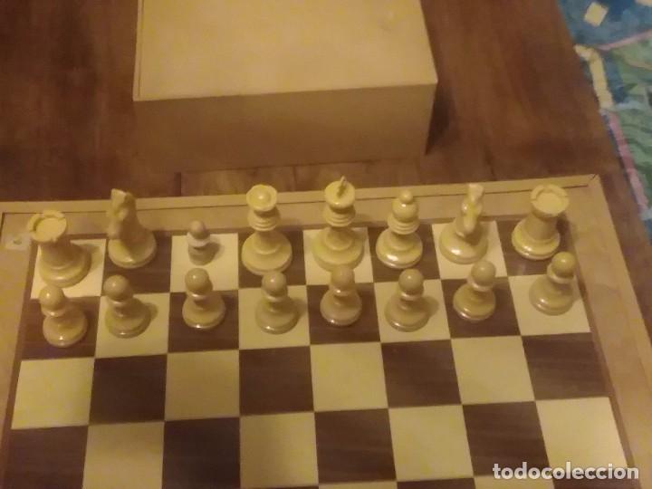 Juegos antiguos: Ajedrez antiguo - Foto 3