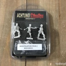 Juegos Antiguos: ACHTUNG! CTHULHU - INVESTIGADORES DE LOS ALIADOS 2 - EDGE - ROL - MINIATURAS MODIPHIUS 28 MM WWII