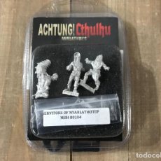 Juegos Antiguos: ACHTUNG! CTHULHU - SERVIDORES DE NYARLATHOTEP - EDGE - ROL - MINIATURAS MODIPHIUS 28 MM WWII. Lote 104998731