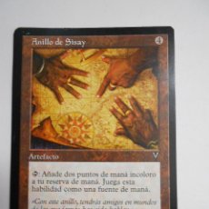 Juegos Antiguos: ANILLO DE SISAY, MAGIC THE GATHERING, VISIONS (VISIONES) EN ESPAÑOL. Lote 114439223