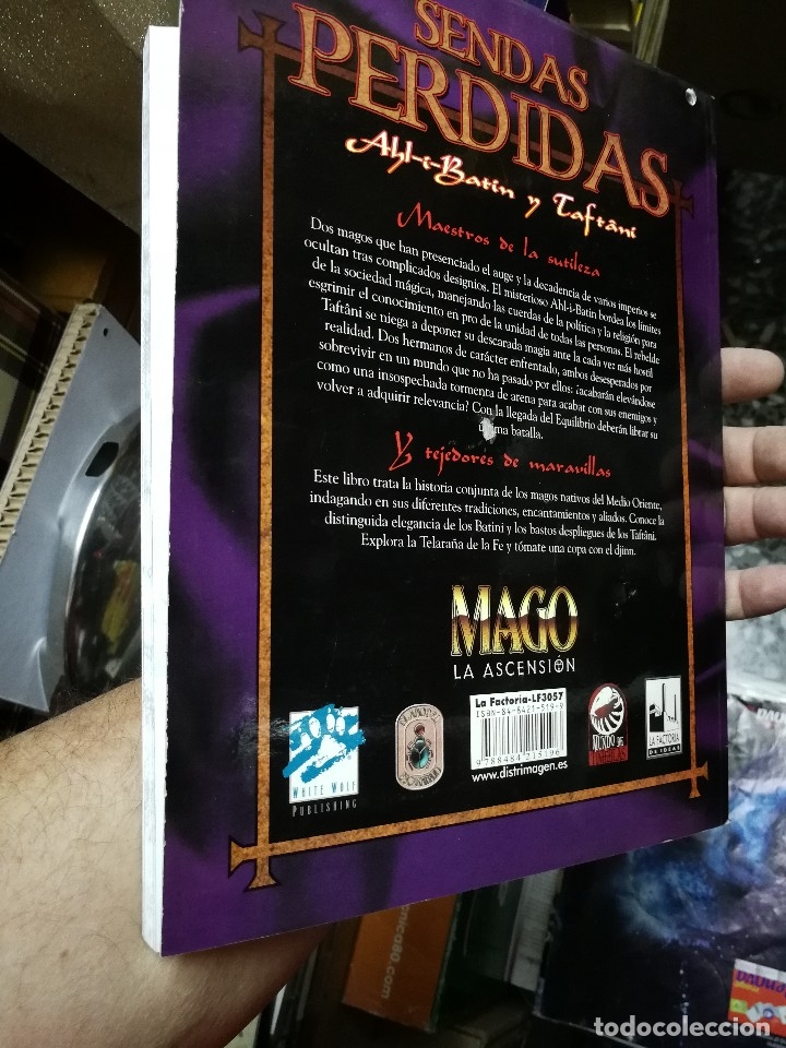 Juegos antiguos: LIBRO DE ROL SENDAS PERDIDAS - Foto 8