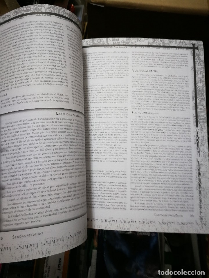 Juegos antiguos: LIBRO DE ROL SENDAS PERDIDAS - Foto 10