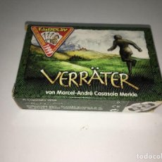 Juegos Antiguos: JUEGO CARDS VERRÄTER EL TRAIDOR - DLONG SPIELE. Lote 124253199